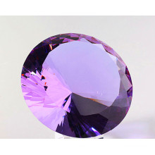 Lila Kristallglas Diamant Graft für Ornament